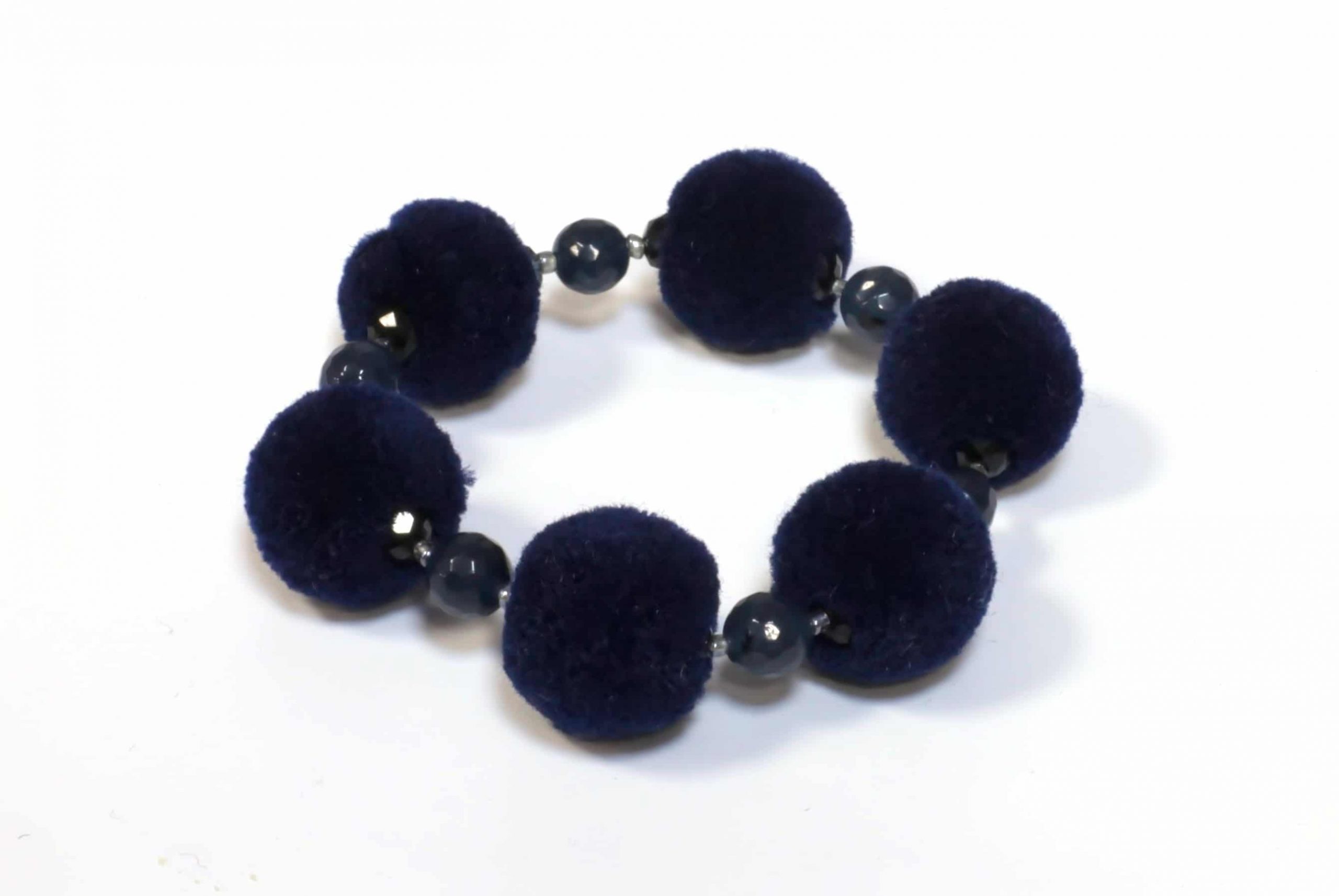 BRACCIALE CON PON PON, PERLA DI FIUME E PIETRA DURA COD. 3123BR