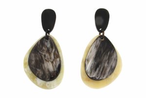 ORECCHINO IN CORNO IRREGOLARE COD. EA 4390 CLIPS