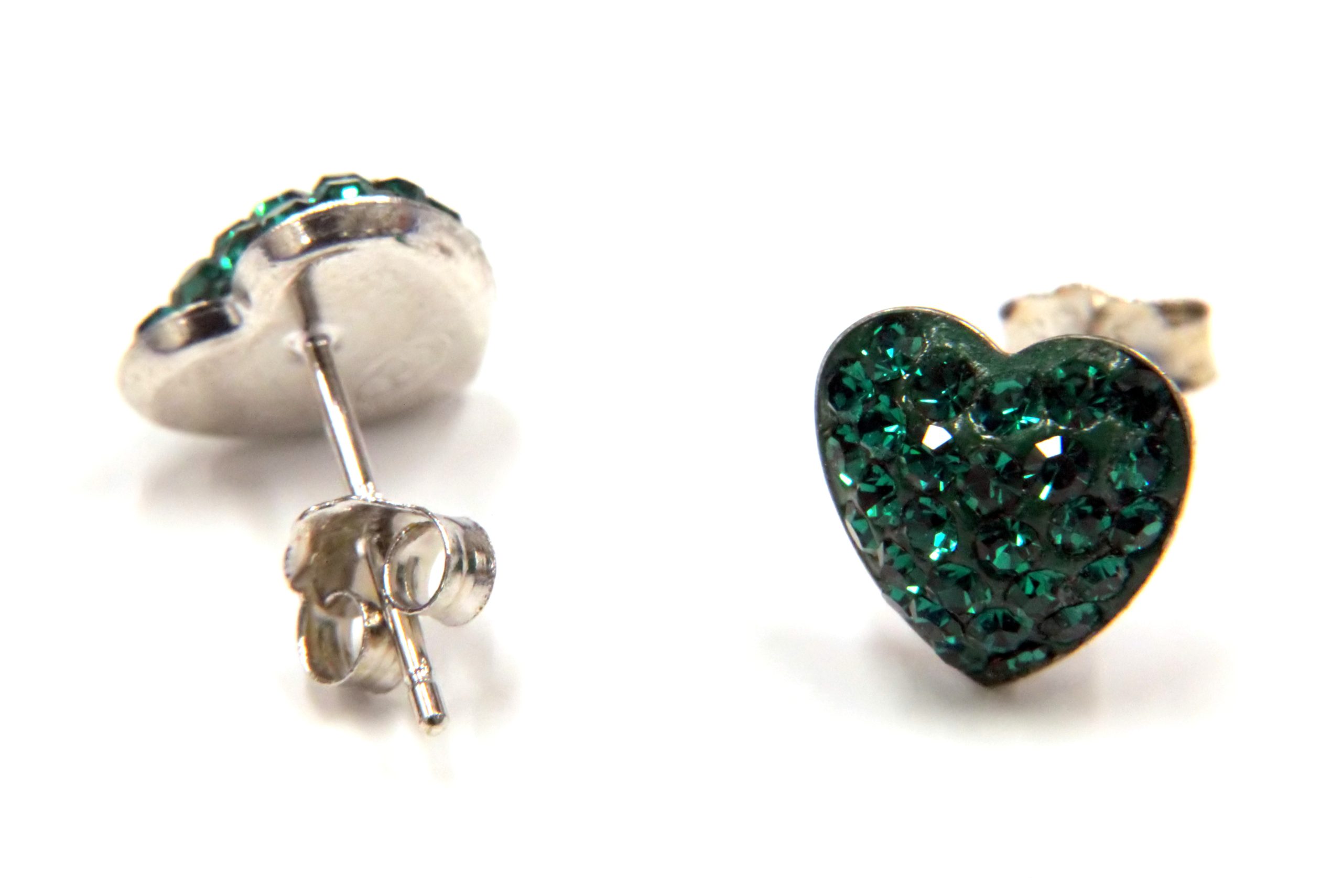 ORECCHINI STRASS PREZIOSA CUORE PICCOLO