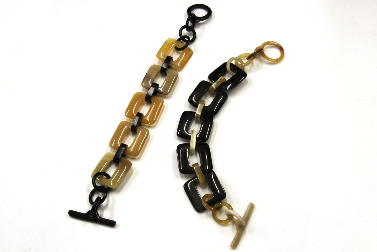 BRACCIALE IN CORNO QUADRATO COD.3608 - immagine 2
