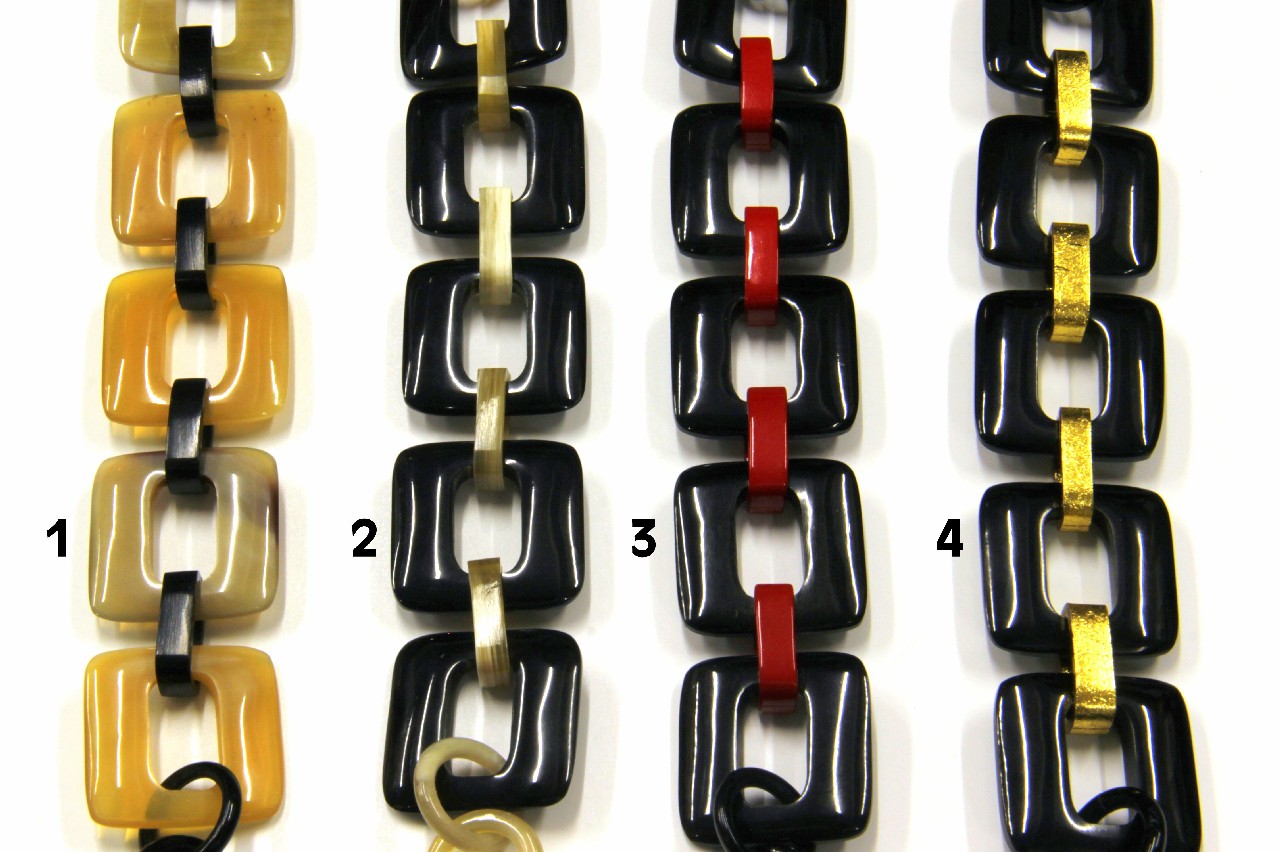 BRACCIALE IN CORNO QUADRATO COD.3608 - immagine 3