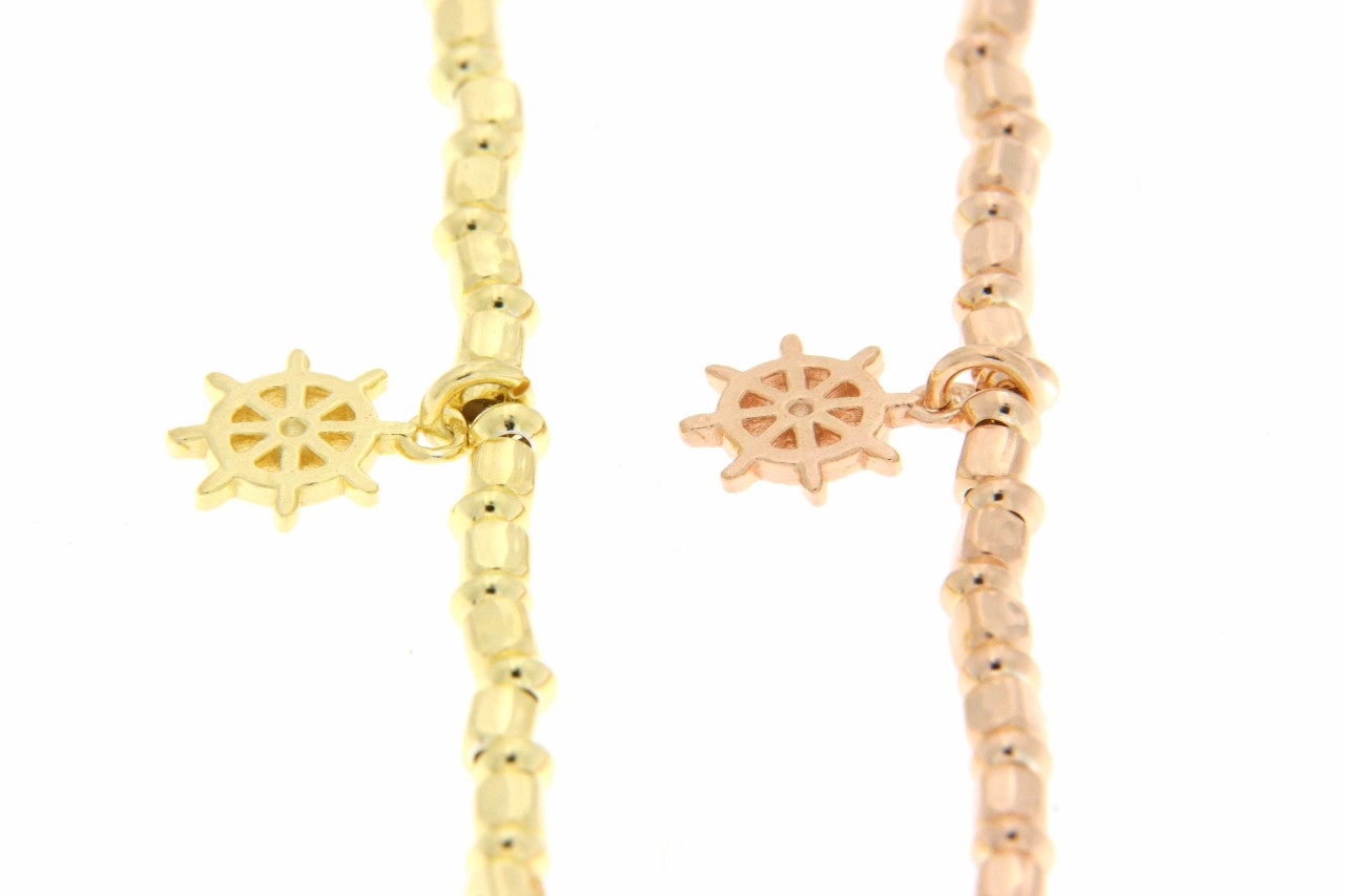 BRACCIALE IN ARGENTO CON TIMONE COD. ARG.926 - immagine 2