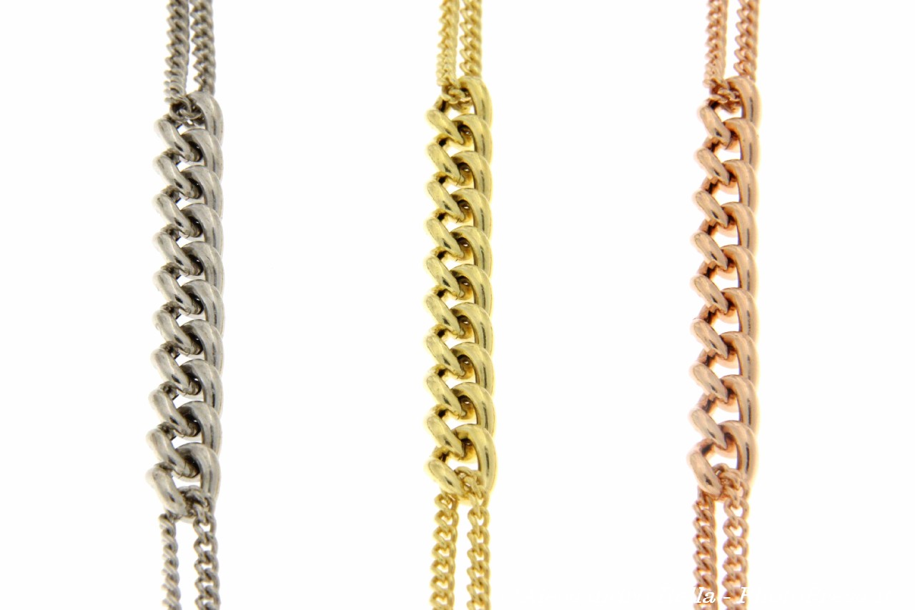BRACCIALE IN ARGENTO A MAGLIA COD. ARG.877 - immagine 2