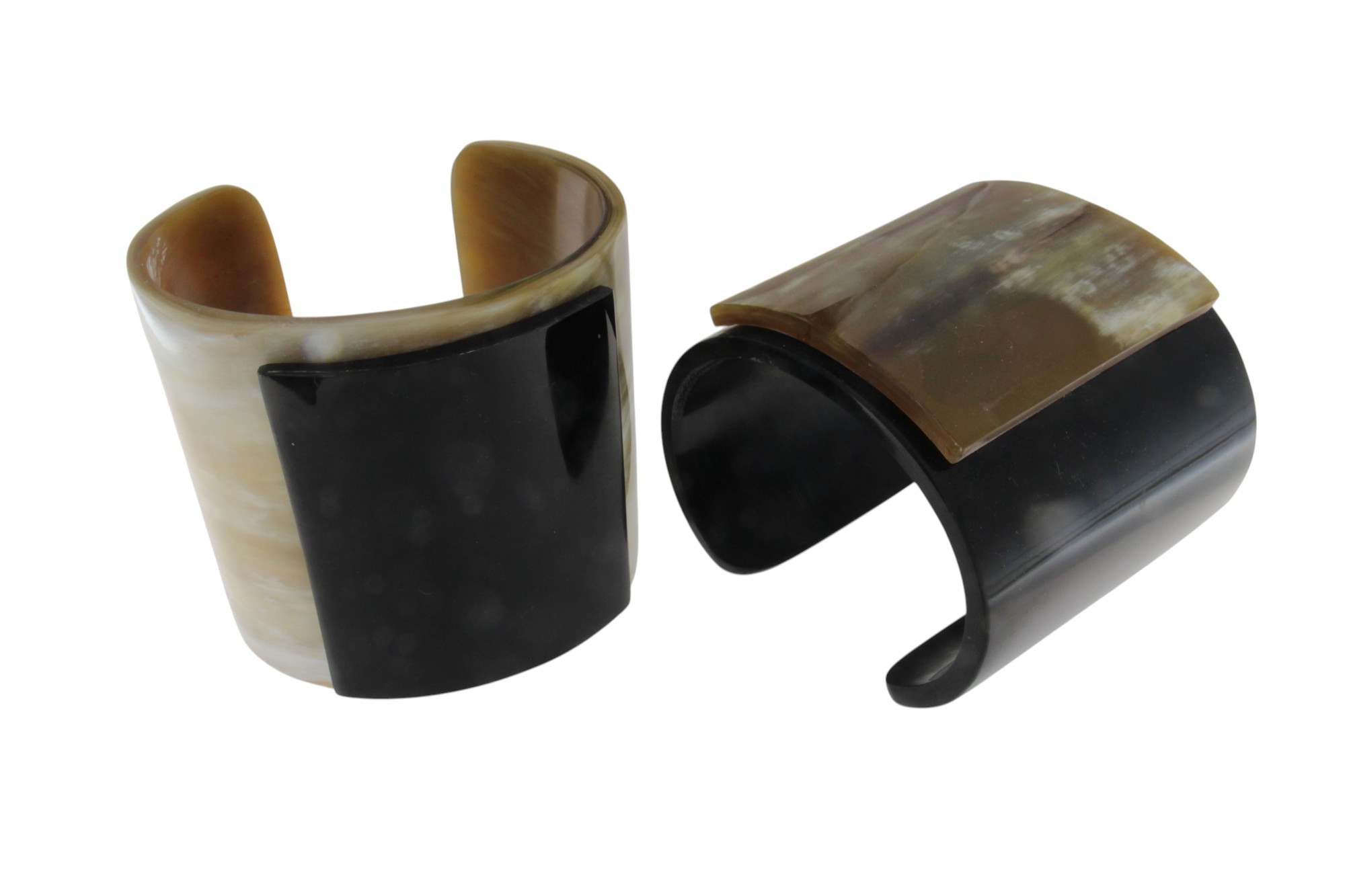 BRACCIALE RIGIDO IN CORNO COD. 3711BR - immagine 2