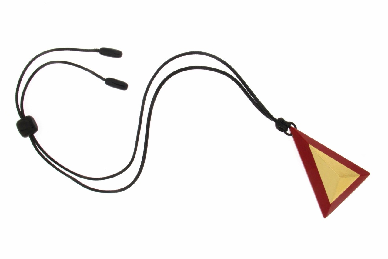 COLLANA TRIANGOLO IN EBANO COD. 3763