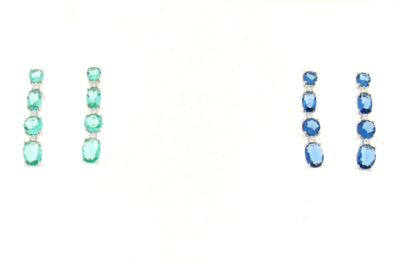 ORECCHINI A SCALARE COD. ARG.1078 - immagine 2