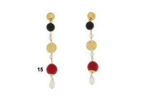 ORECCHINI IN ARGENTO E PIETRE COD.K224