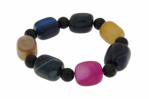 BRACCIALE CON AGATE COLORATE COD.3849BR