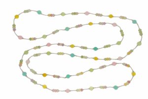 COLLANA CON PERLIZZATO E CANDY JADE COD. 3866