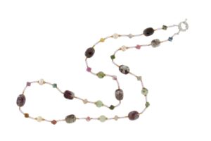 COLLANA CON TORMALINA COD. 3803-80CM