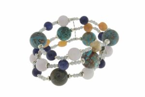 BRACCIALE A TRE FILI CON DIASPRO IMPERIALE COD. 3815BR-3