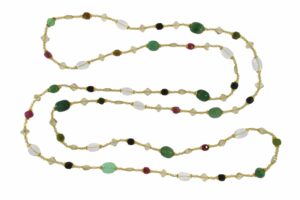 COLLANA CON PIETRE E CRISTALLI COD. 3833