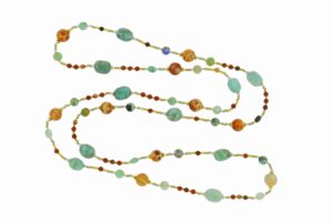 COLLANA CON AMAZONITE E DIASPRO COD. 3838