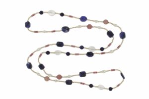 COLLANA CON SODALITE, RODONITE E PERLE COD. 3863