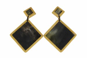 ORECCHINI IN CORNO COD. 4115B LQ PL
