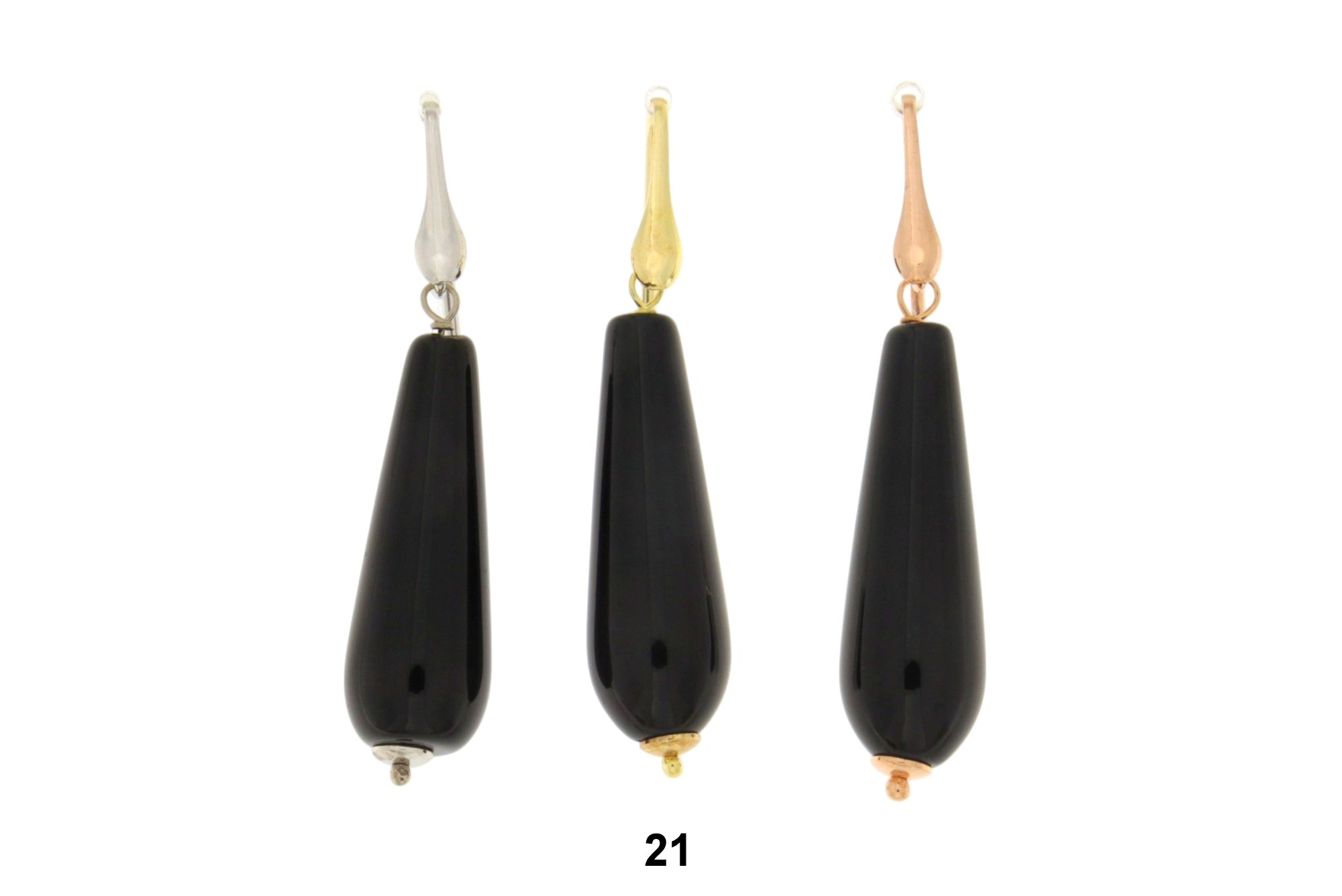 ORECCHINO IN ARGENTO CON PENDENTE A GOCCIA COD. GOCCIA2 - immagine 8