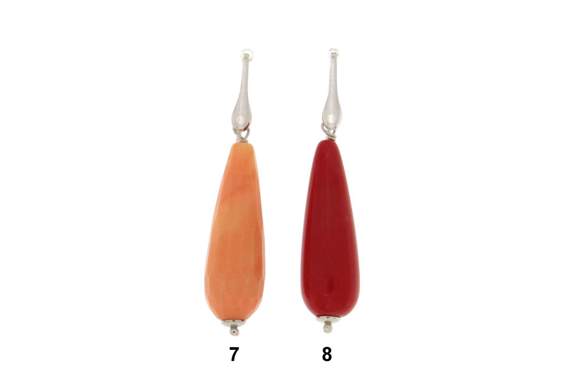 ORECCHINO IN ARGENTO CON PENDENTE A GOCCIA COD. GOCCIA2 - immagine 4