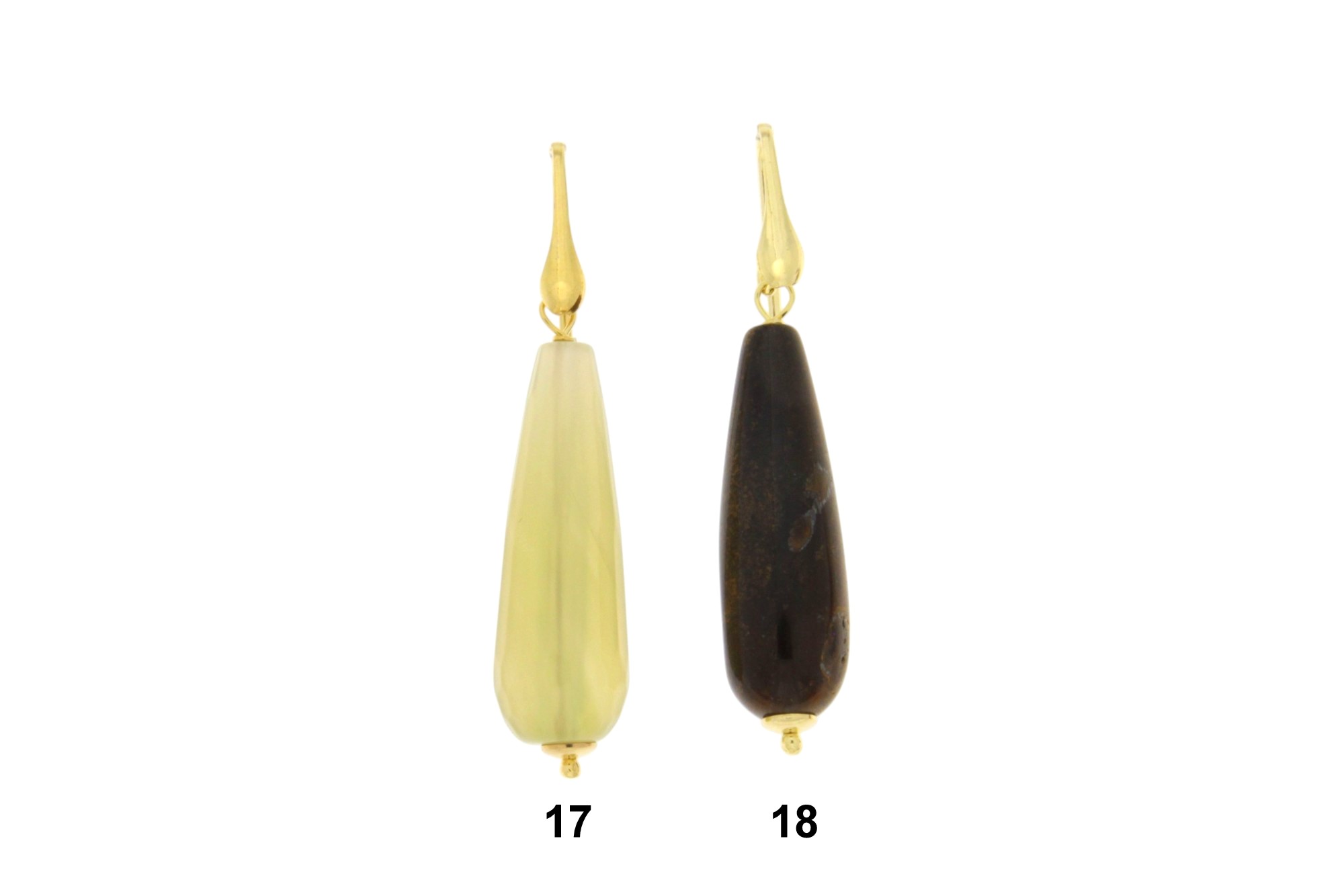 ORECCHINO IN ARGENTO CON PENDENTE A GOCCIA COD. GOCCIA2 - immagine 7
