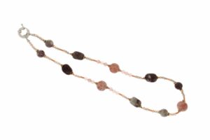 COLLANA IN QUARZO STRAWBERRY, TORMALINA E EMATITE COD. 4020-SH