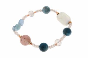 BRACCIALE IN CRISOPRASIO E AVVENTURINA COD. 4033BR