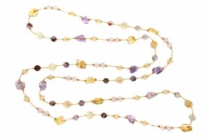 COLLANA IN AMETISTA E CITRINO COD. 4036