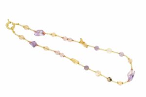 COLLANA IN AMETISTA E CITRINO COD. 4036SH