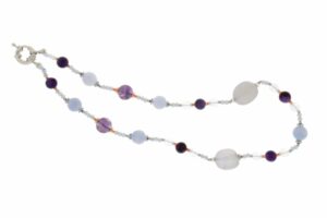 COLLANA IN AMETISTA E ACQUAMARINA COD. 4045-SH