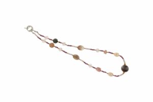COLLANA IN AGATA BOTSWANA E QUARZO STRAWBERRY COD. 4055SH