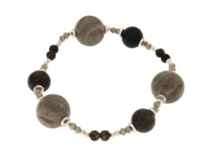 BRACCIALE IN DIASPRO E BRONZITE COD. 4056BR