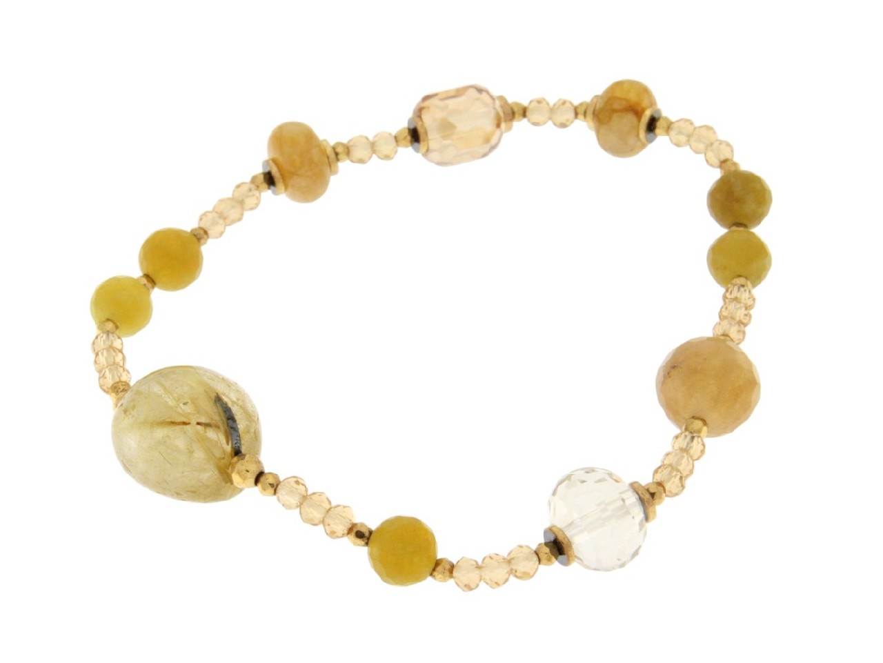 BRACCIALE IN QUARZO RUTILATO COD. 4057BR