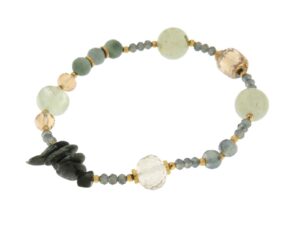 BRACCIALE IN PRENITE E GIADA COD. 4058BR