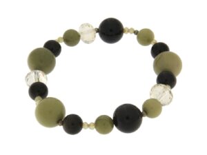 BRACCIALE IN OSSIDIANA E DIASPRO COD. 4059BR