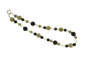 COLLANA IN OSSIDIANA E DIASPRO COD. 4059SH
