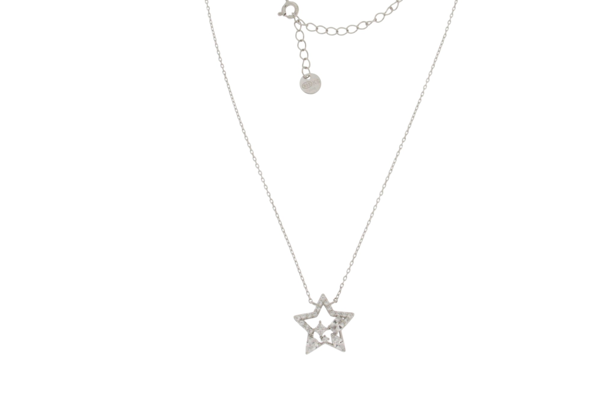 COLLANA CON STELLA ARG.2038