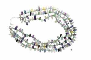 COLLANA MULTIFILO IN CHIPS DI PIETRA DURA COD. 4182